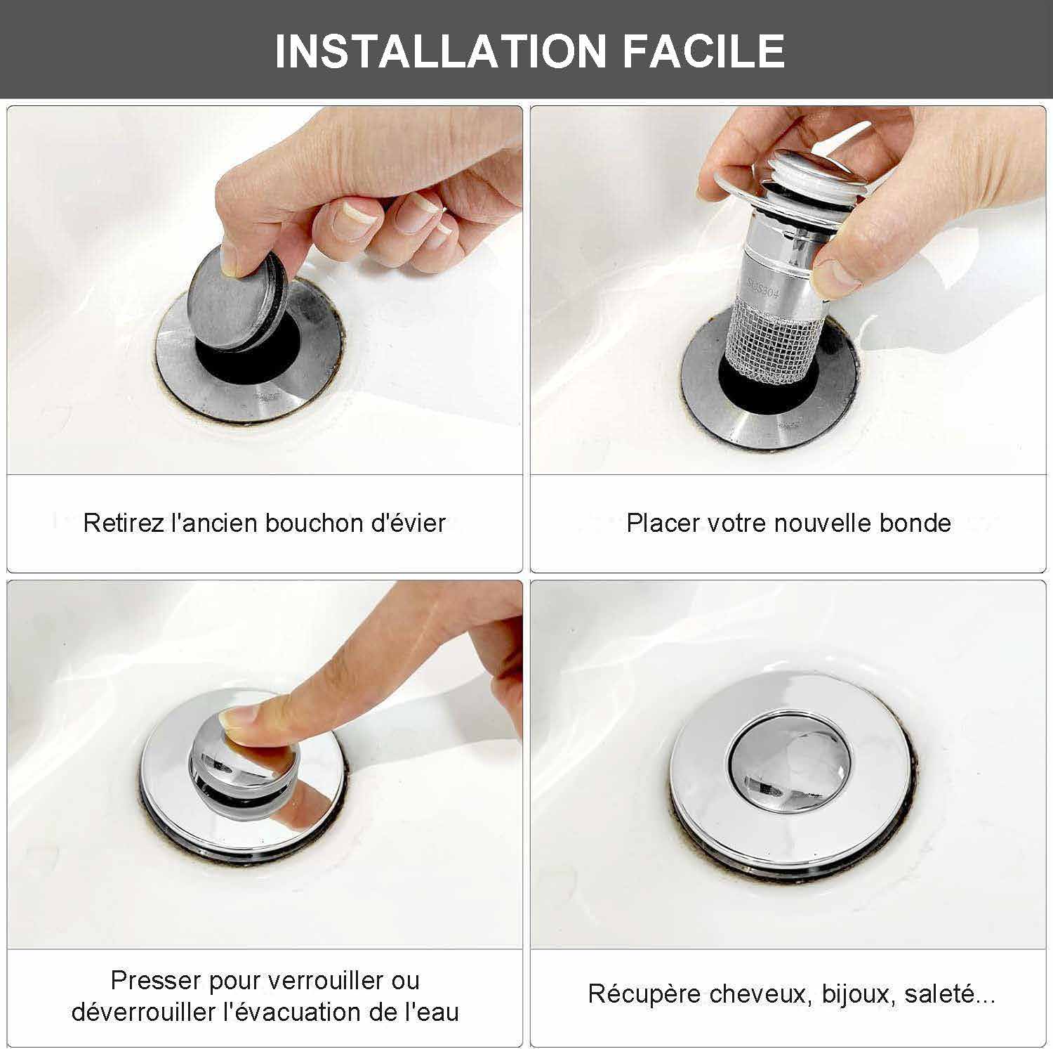 BONDE DE LAVABO FILTRANTE - Image 4