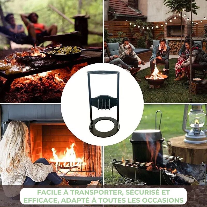 Fendeur Bois Fonte | Coupe-bûches manuel robuste sans effort - Image 6