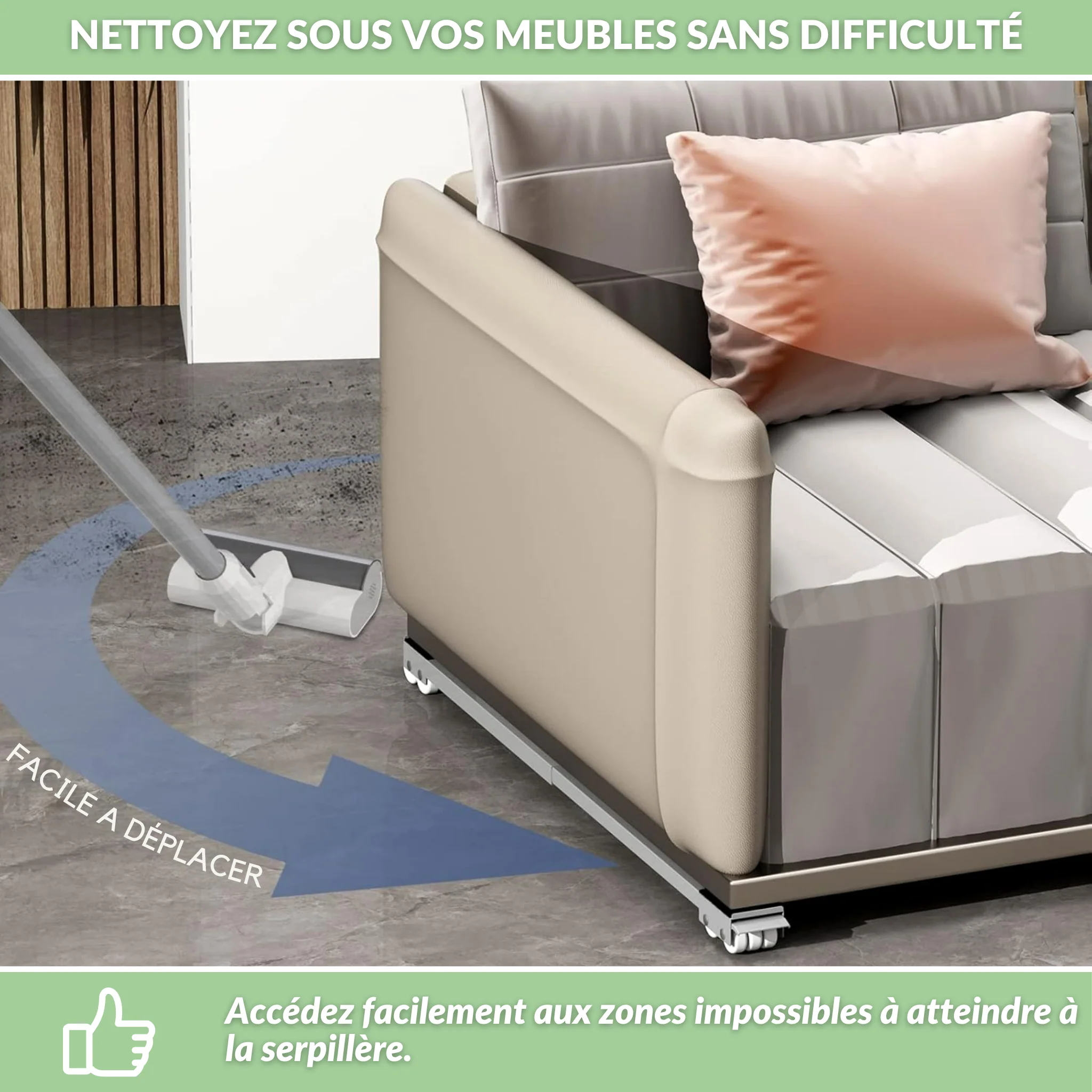 Glisséo | Déplacez Vos Appareils Facilement et Sans Effort ! (par 2) - Image 4