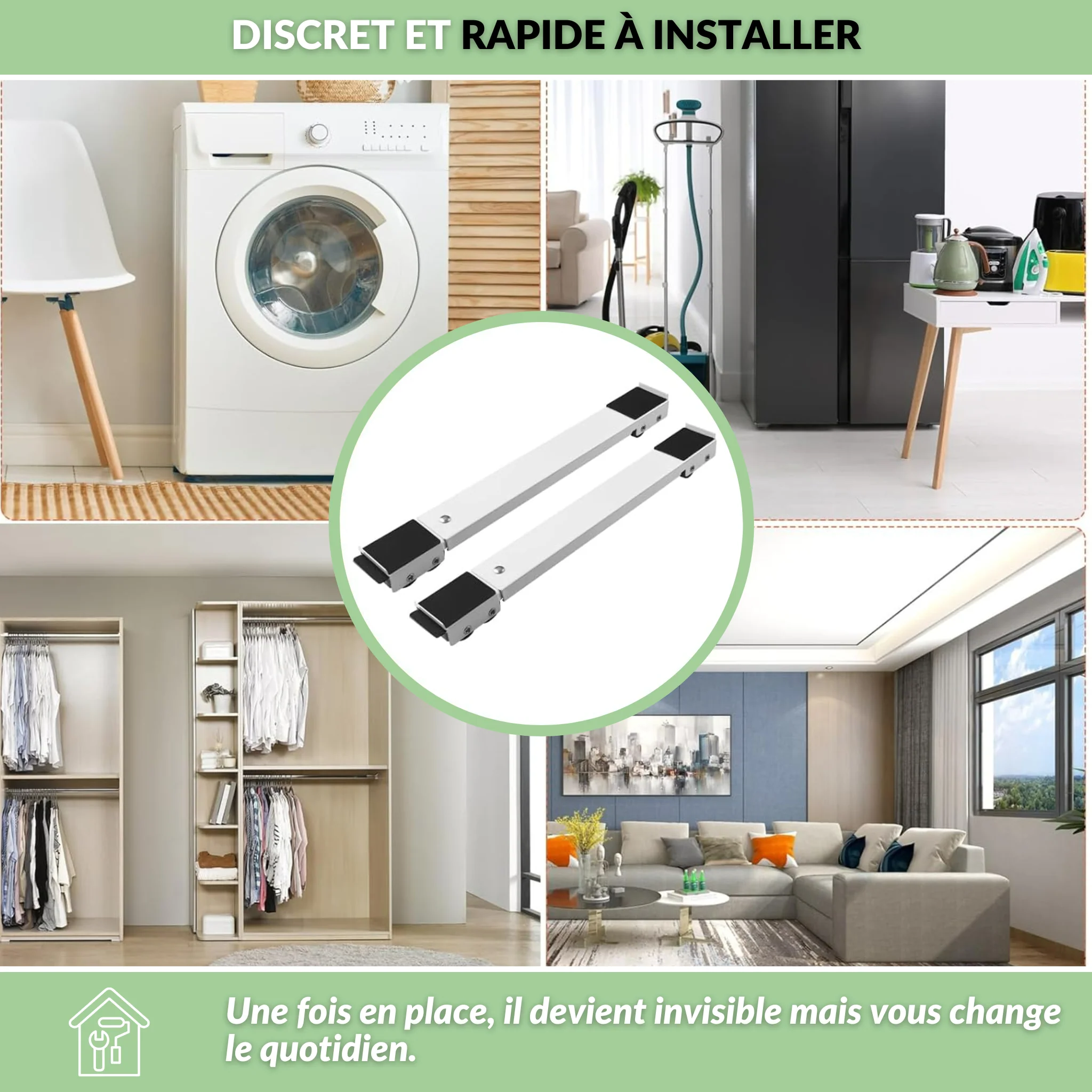 Glisséo | Déplacez Vos Appareils Facilement et Sans Effort ! (par 2) - Image 5