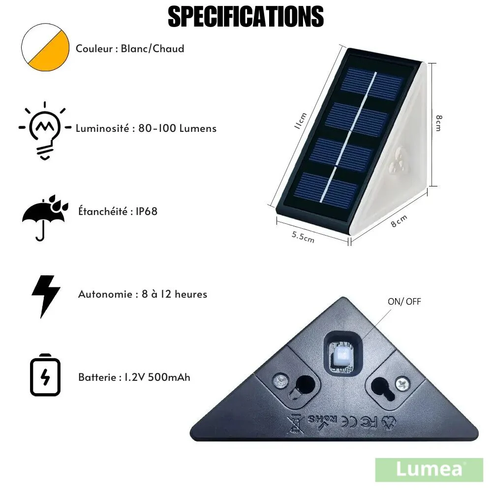 Lampes Led Solaires | Éclairage automatique sans fil - Image 9