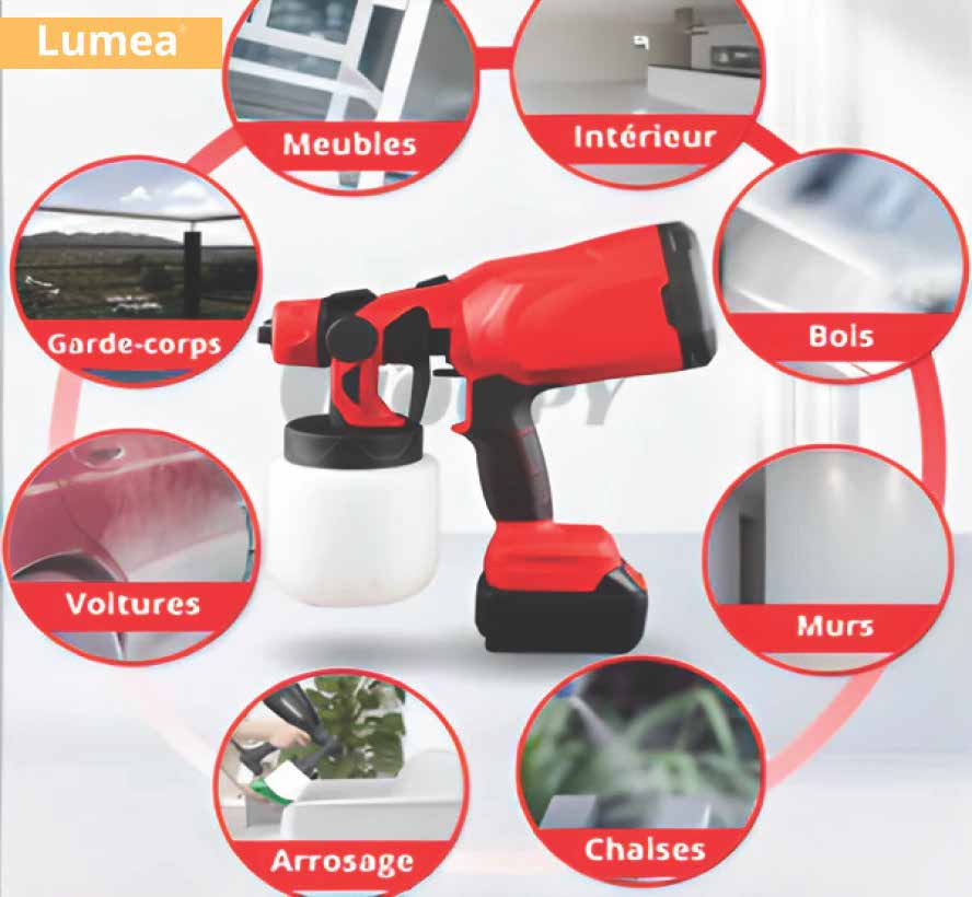 PISTOLET À PEINTURE SANS FIL - Image 3