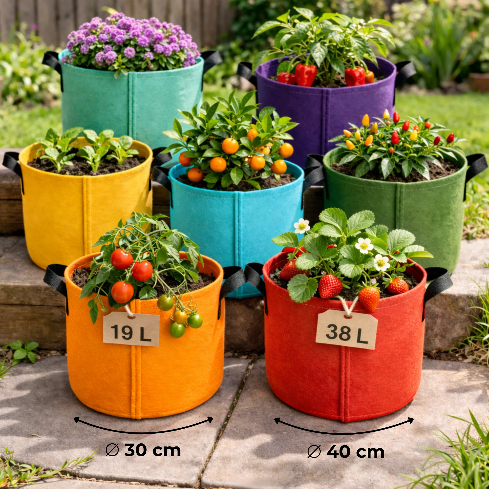 Plantéo | Sac de plantation respirant en tissu géotextile - Image 10