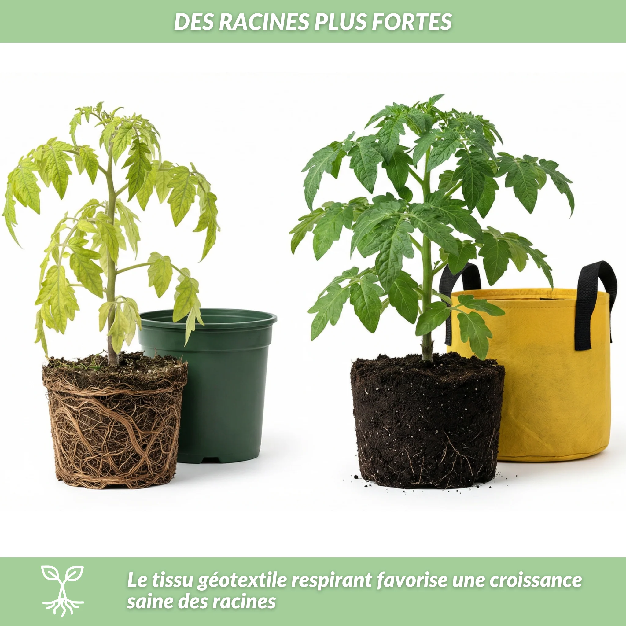 Plantéo | Sac de plantation respirant en tissu géotextile - Image 4