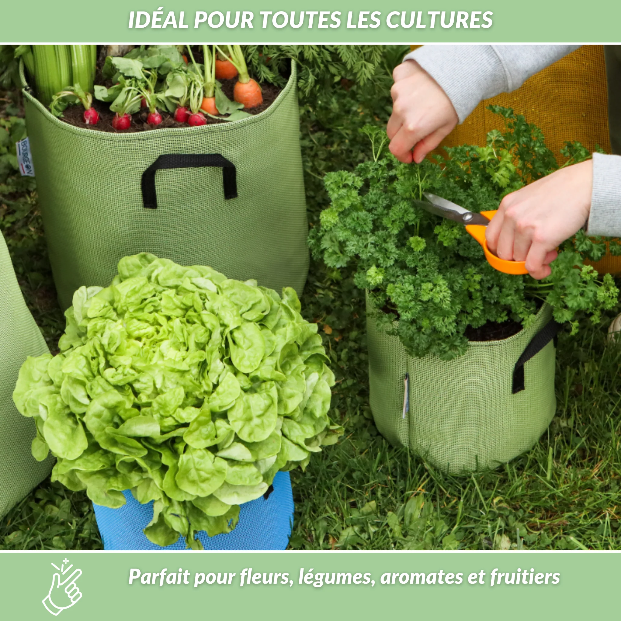 Plantéo | Sac de plantation respirant en tissu géotextile - Image 5