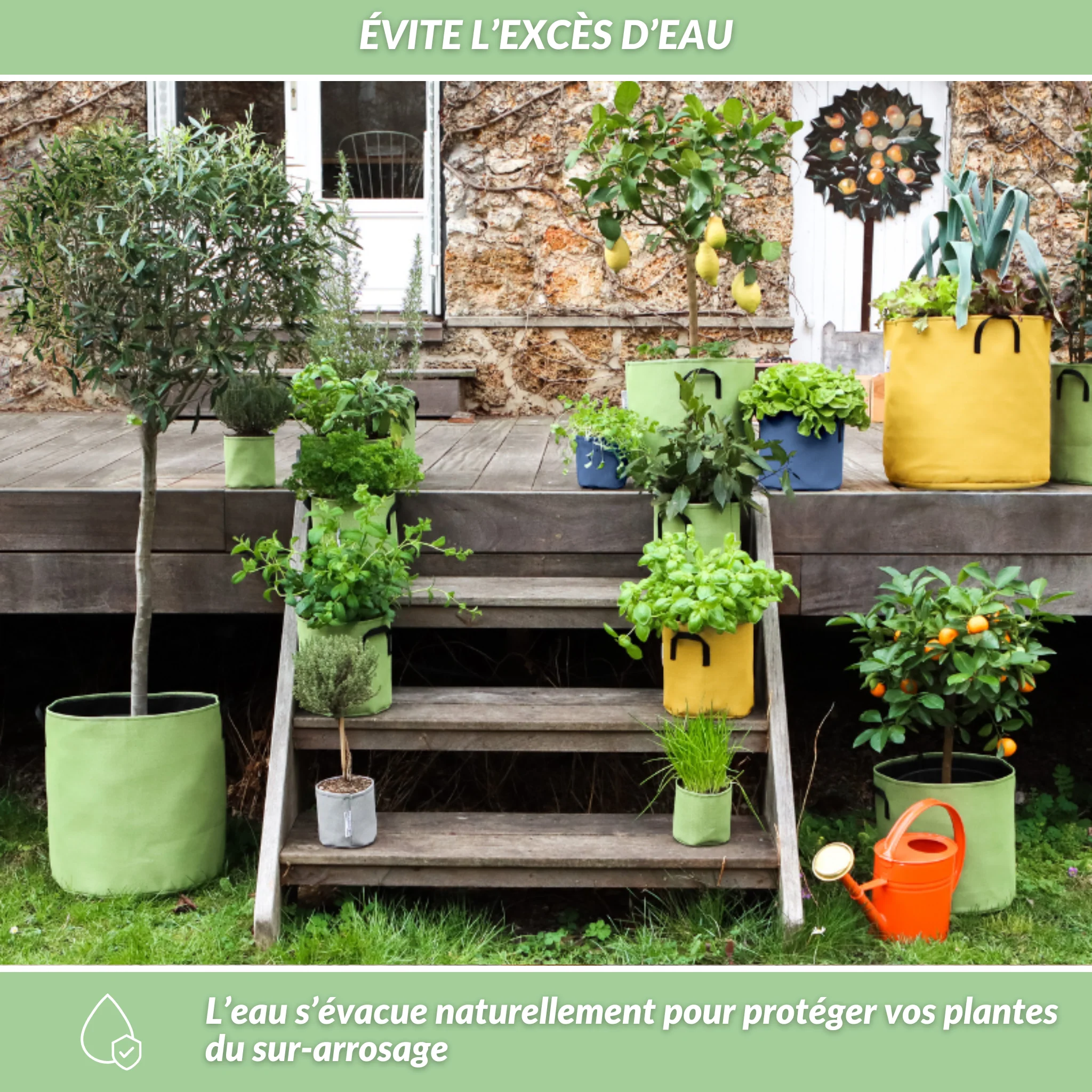 Plantéo | Sac de plantation respirant en tissu géotextile - Image 7