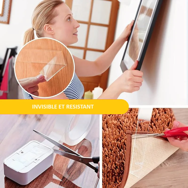 RUBAN ADHÉSIF TRANSPARENT RÉUTILISABLE - Image 4