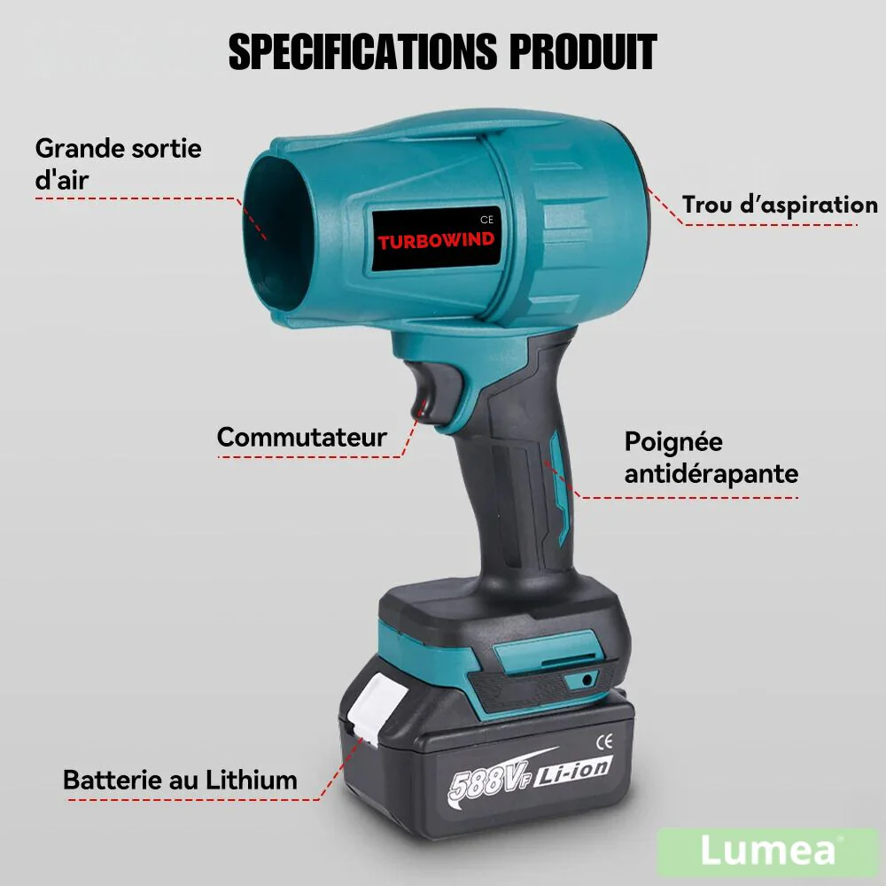 SOUFFLEUR SANS FIL TURBOWIND - Image 7