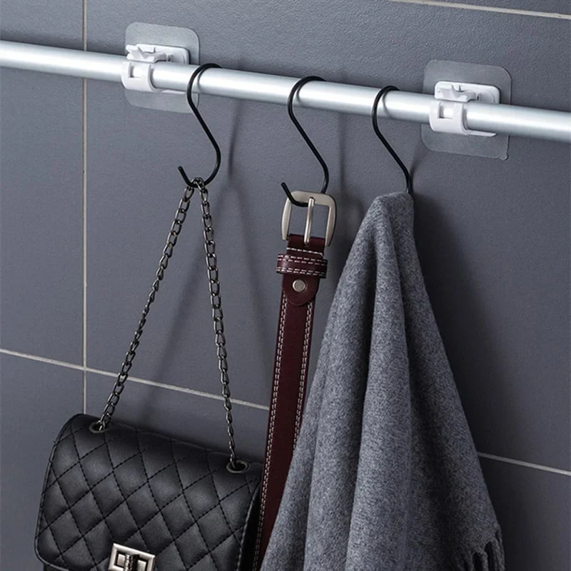 SUPPORTS DE TRINGLE AJUSTABLES SANS CLOUS (par 2) - Image 5