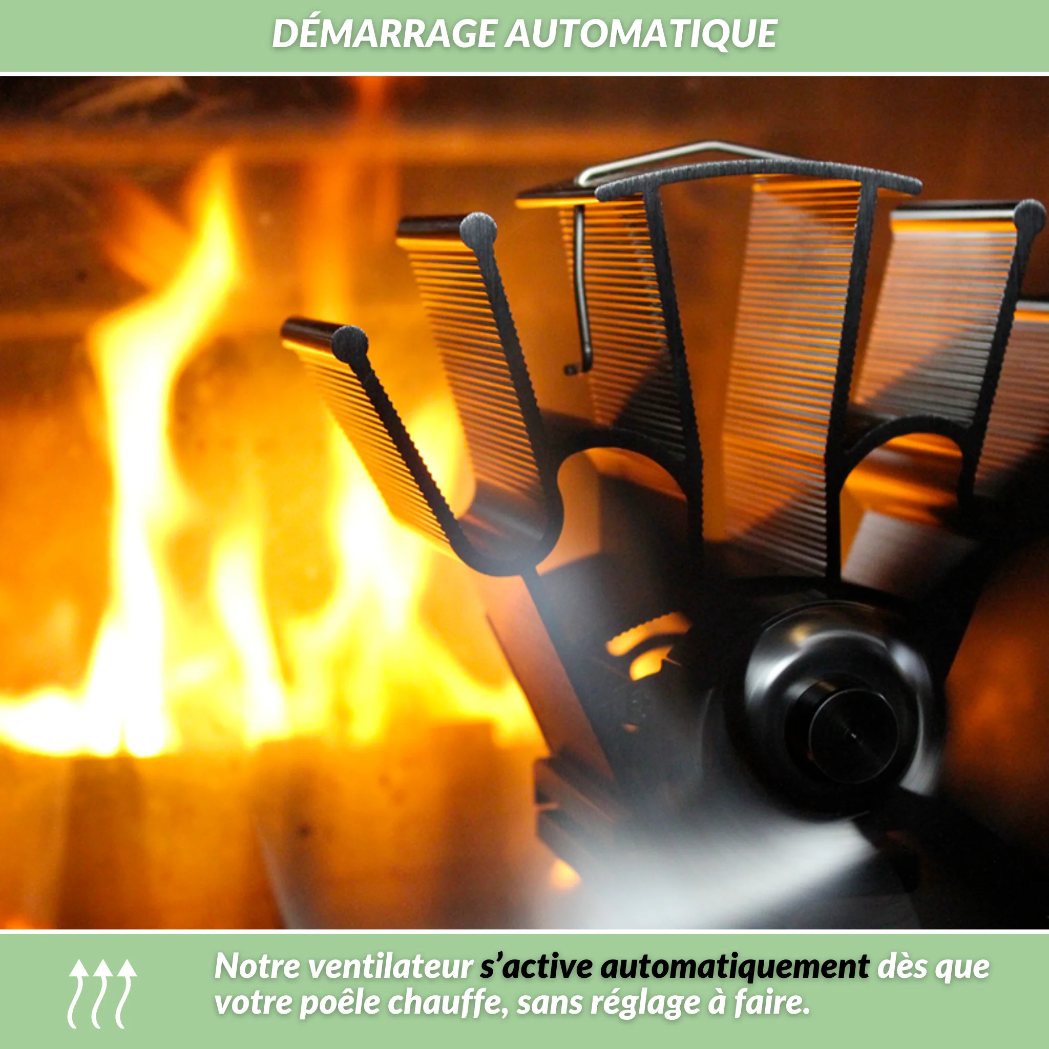 ChauffaPlus™ | Ventilateur de poêle à bois autonome et sans électricité - Image 8